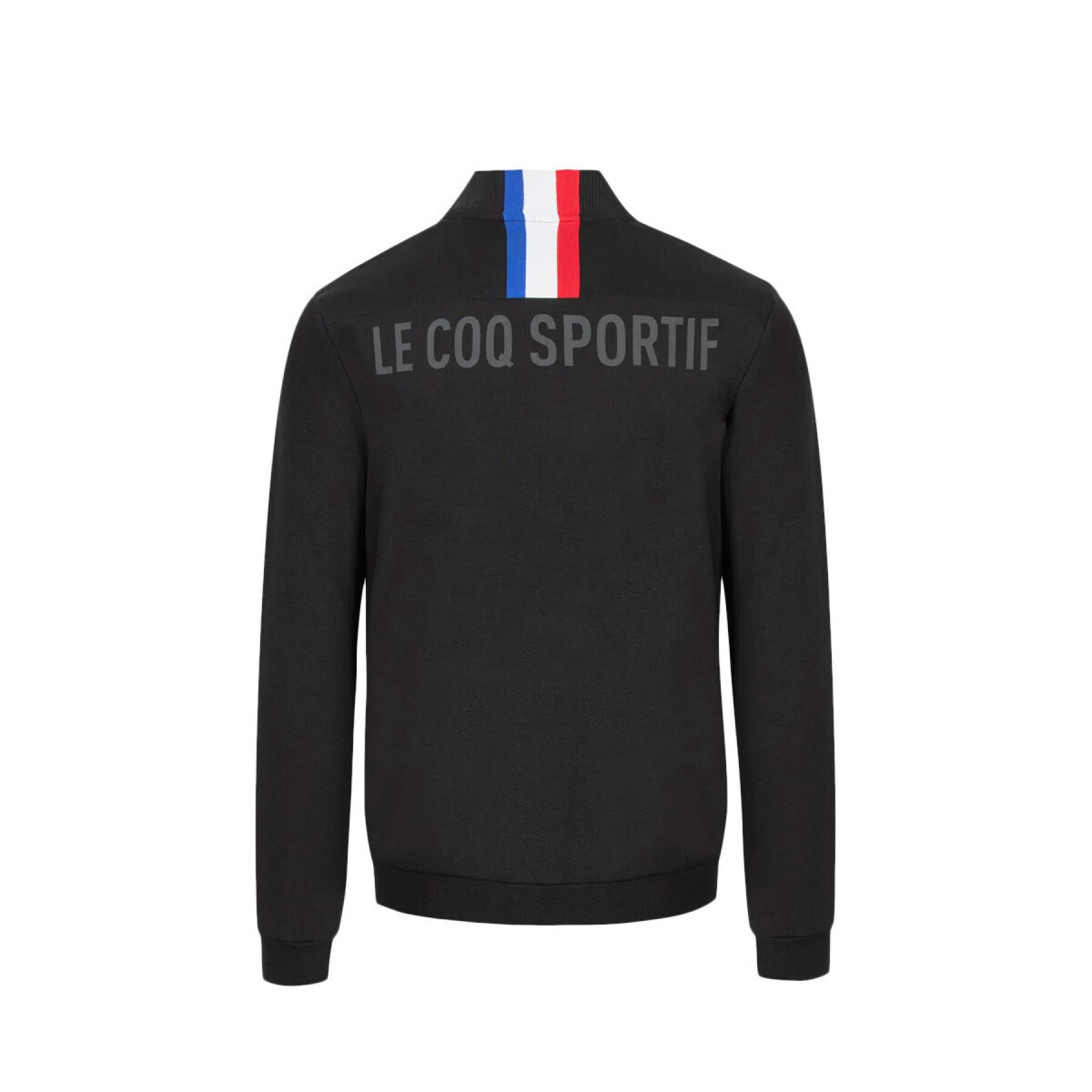 Sweatshirt med dragkedja Le Coq Sportif Tricolore