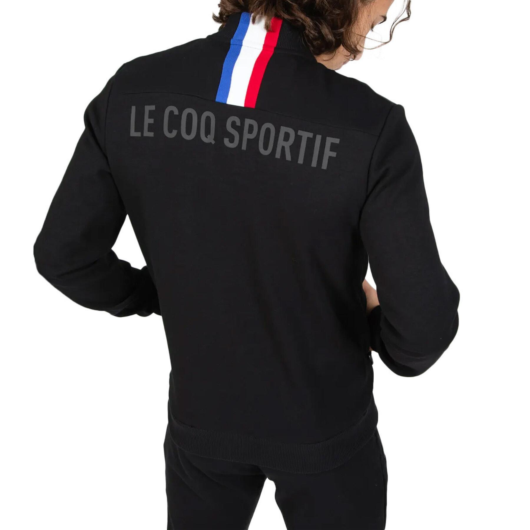 Sweatshirt med dragkedja Le Coq Sportif Tricolore