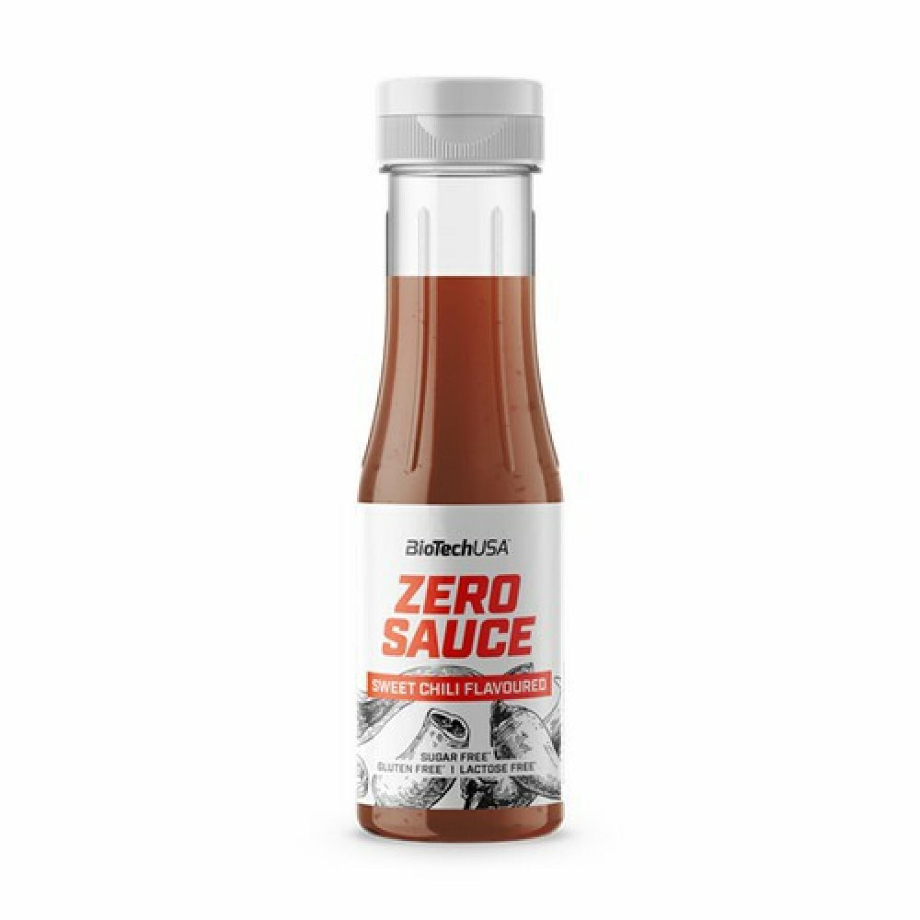 Rör för mellanmål Biotech USA zero sauce - Chili douce 350ml