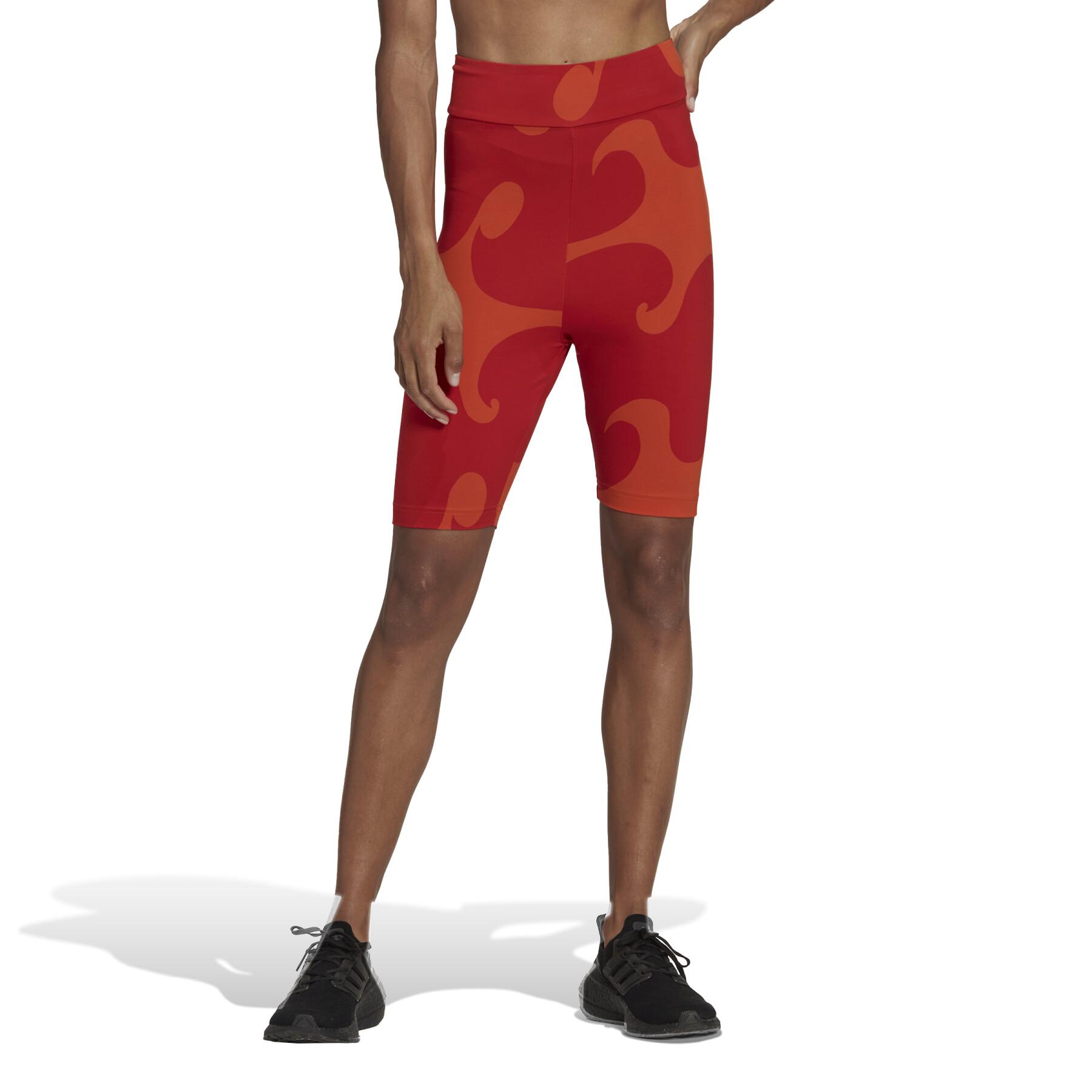 Ribbade shorts för kvinnor adidas Marimekko