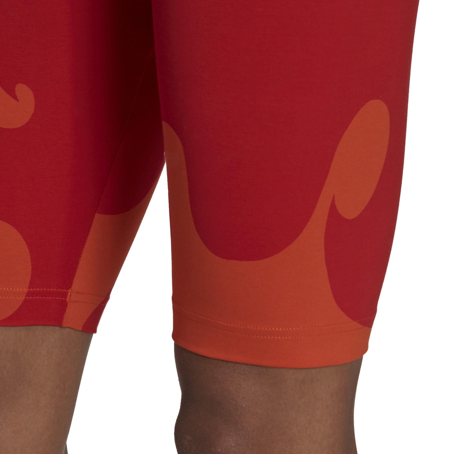 Ribbade shorts för kvinnor adidas Marimekko