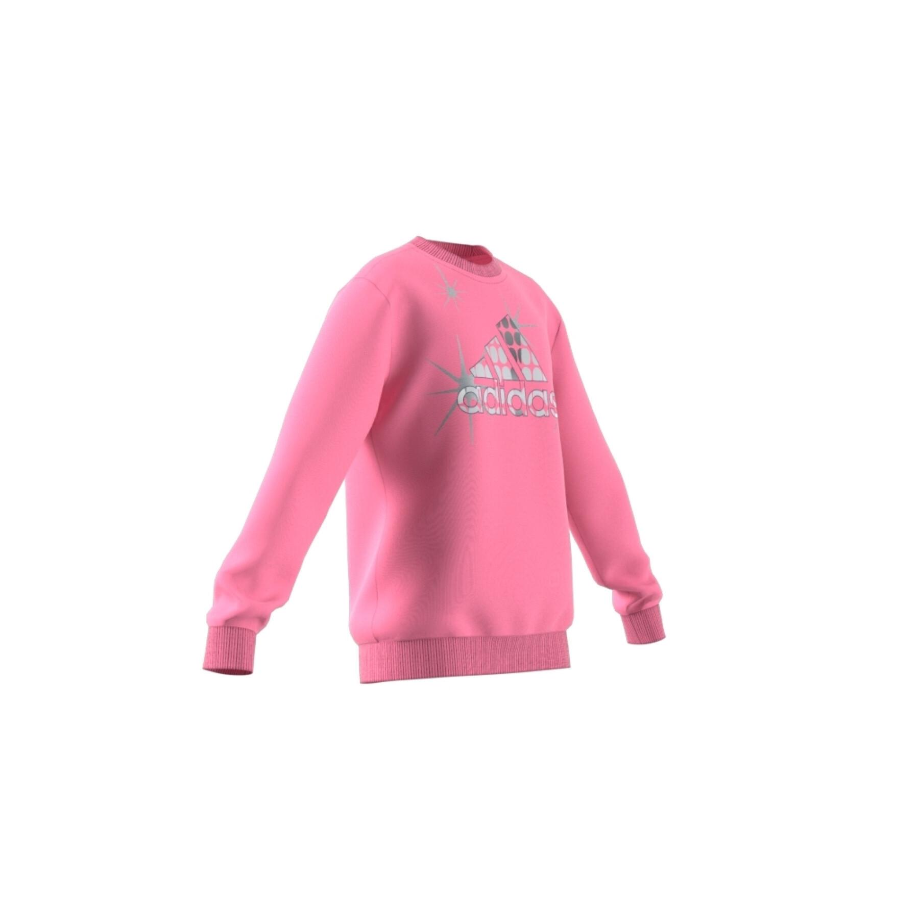 Sweatshirt för flickor adidas 50 Dance Regular