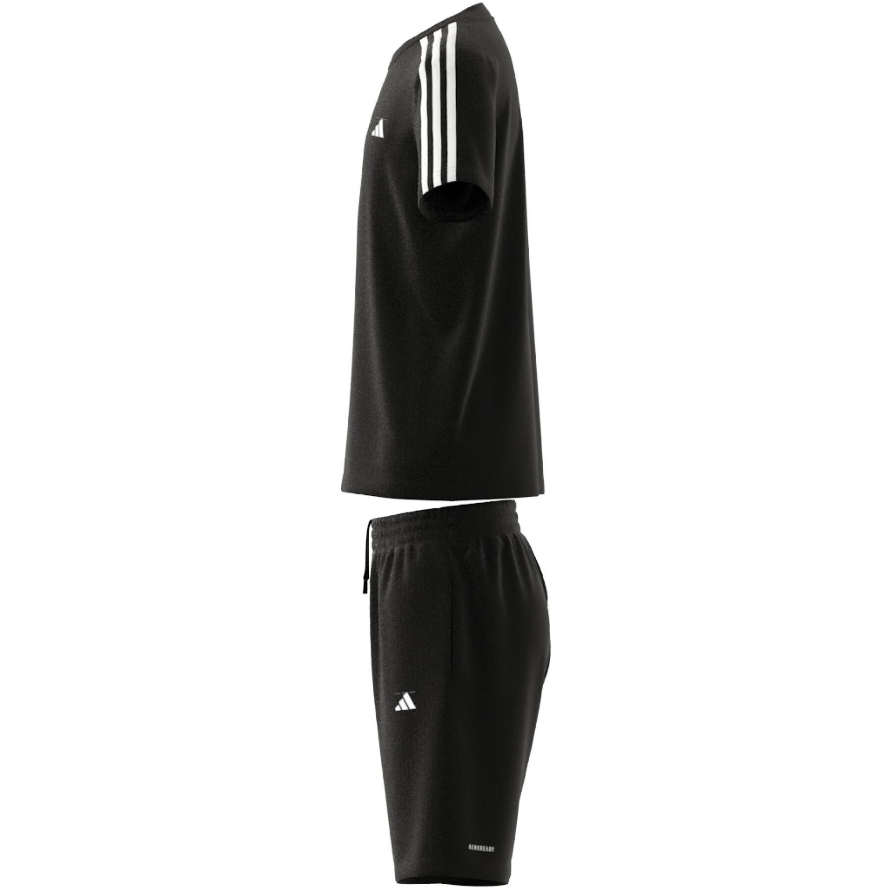 Trikå och shorts för barn adidas 3-Stripes Essentials Aeroready
