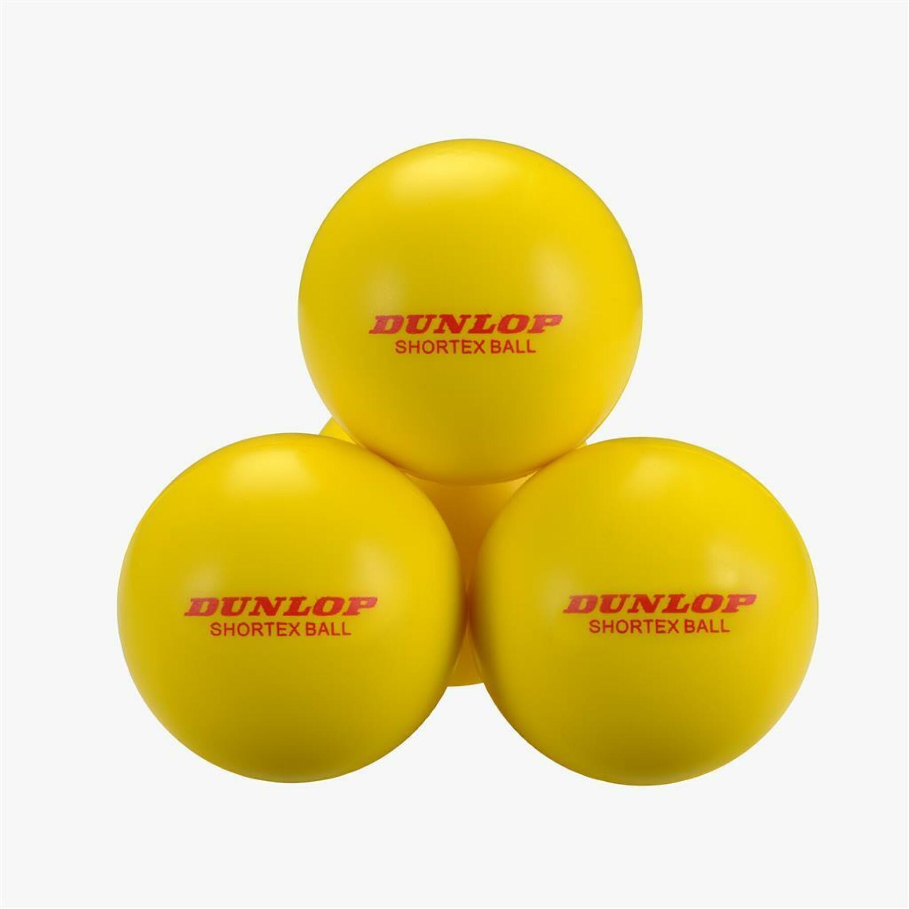 Förpackning med 12 tennisbollar Dunlop Shortex