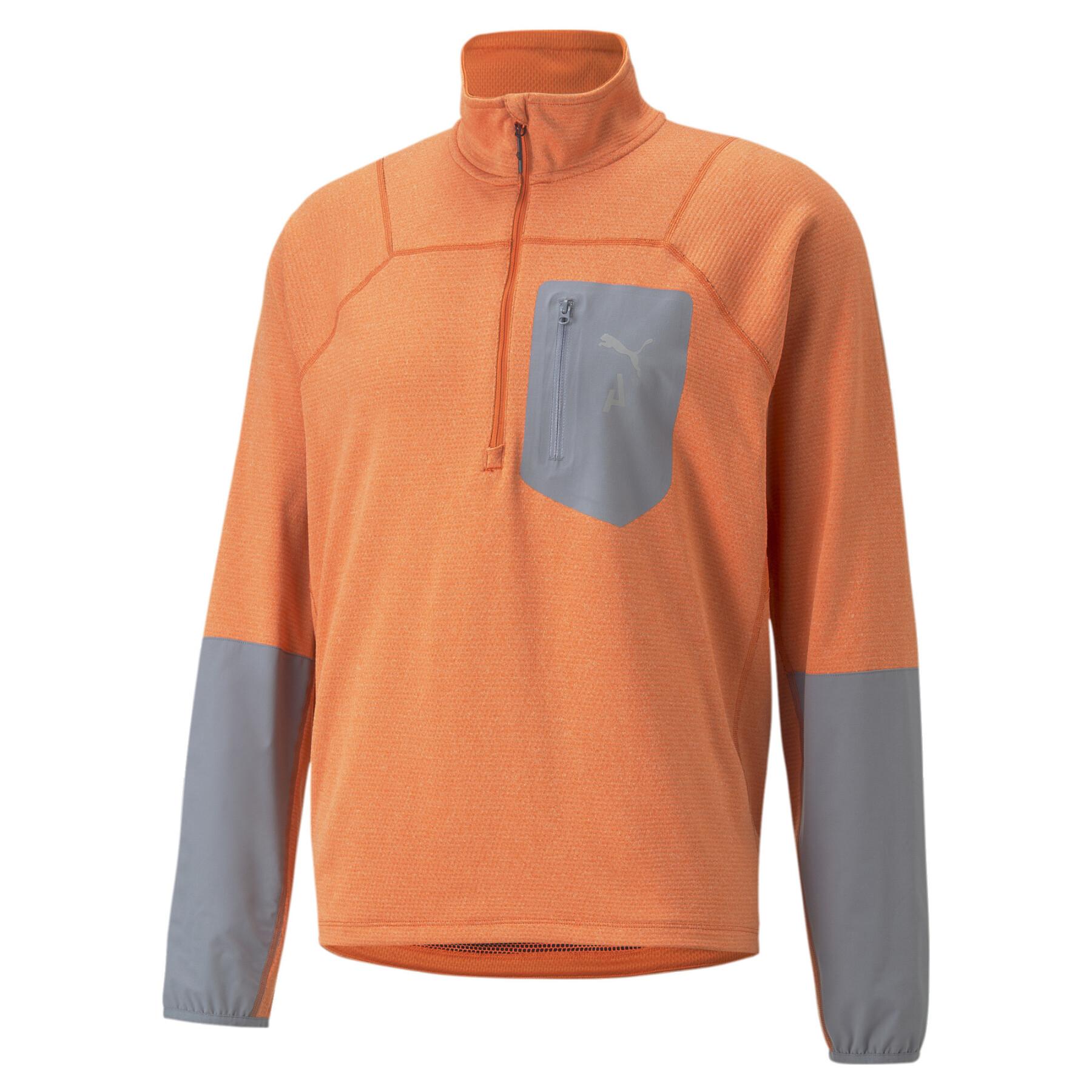 Sweatshirt med 1/2 dragkedja i polypropylen Puma Seasons Raincell