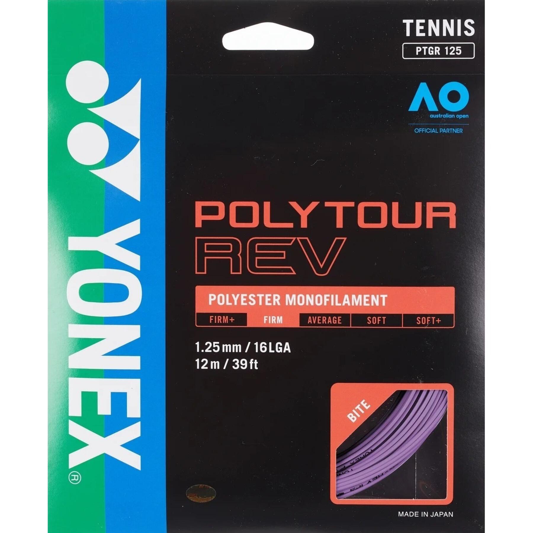 Tennissträngar Yonex Polytour Rev 125