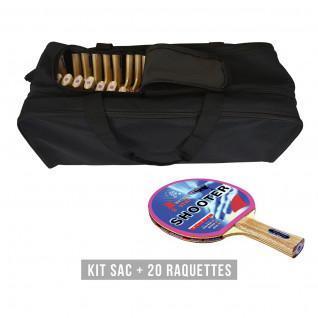 Racketpaket (väska + 20 racketar) Sporti Shooter