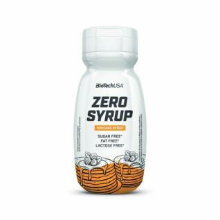 Förpackning med 6 snacksrör Biotech USA zero syrup - Sirop d'érable 320ml