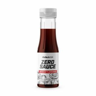 Förpackning med 6 snacksrör Biotech USA zero sauce - Ketchup 350ml