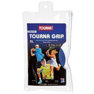 Blisterförpackning med 10 tennisöverhandtag Tourna Grip 10XL