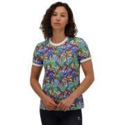 Kortärmad T-shirt för kvinnor Le Coq Sportif Leona Rose N°1
