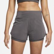 2 i 1-shorts för kvinnor Nike Bliss Dri-Fit MR 3 "