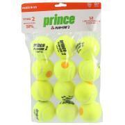 Påse med 12 tennisbollar Prince Play & Stay - stage 2